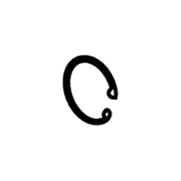 5179893AA Mopar Snap Ring-Brake Master Cylinder Illustration 1 of 1