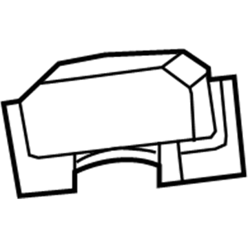 1NM84GTVAA Mopar Instrument Cluster Bezel Illustration 1 of 1