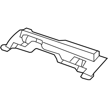 2013 Jeep Wrangler Rear Crossmember - 55395871AC