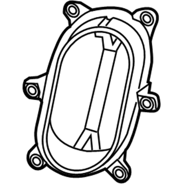 Mopar 68207853AA Cover 68207853AA Mopar Cover Illustration 1 of 1