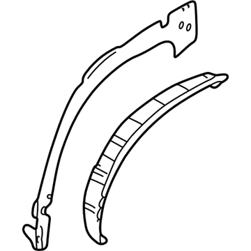 4878708AC Mopar Bracket-WHEELHOUSE Illustration 1 of 1