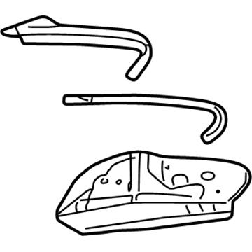 4878817AE Mopar Tail lamp Mounting Panel Illustration 1 of 1