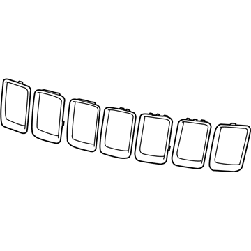 68316532AA Mopar Trim Ring-Radiator Grille Illustration 1 of 1
