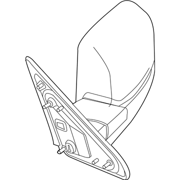 2013 Ram 1500 Car Mirror - 68142667AF