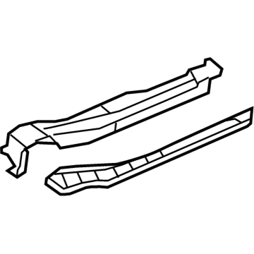 4894737AD Mopar Support-Sliding Door Track Illustration 1 of 1