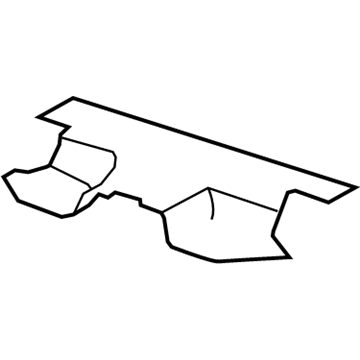 55350920AL Mopar Floor Pan Silencer Illustration 1 of 1