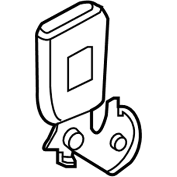 5VW83LXHAA Mopar Rear Seat Belt Illustration 1 of 1