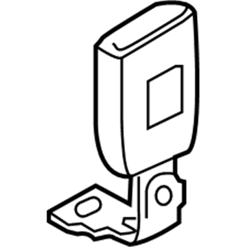 5XB13LXHAA Mopar Rear Seat Belts-Center Buckle Illustration 1 of 1