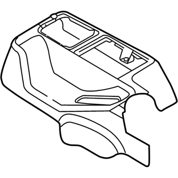 5JP65XDVAD Mopar Floor Console Illustration 1 of 1