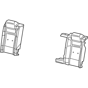 68104600AA Mopar Seat Back Pad Illustration 1 of 1
