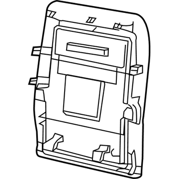 Mopar 1LB671T1AA Panel-Seat Back 1LB671T1AA Mopar Panel-Seat Back Illustration 1 of 1