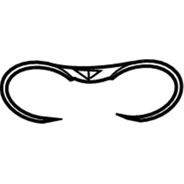 Mopar 68042630AA Cup Holder Bezel 68042630AA Mopar Cup Holder Bezel Illustration 1 of 1