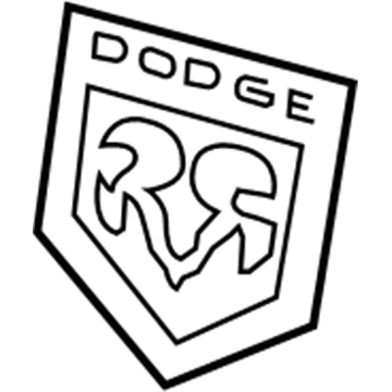 Dodge Ram Wagon Emblem - 55295241AB