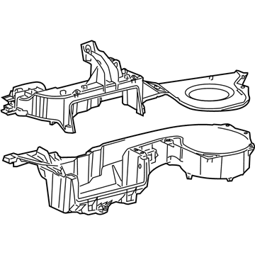 68110618AA Mopar Housing-A/C And Heater Illustration 1 of 1
