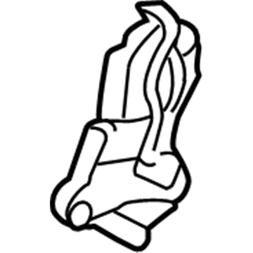 Mopar YM591L2AA Seat Adjuster Shield YM591L2AA Mopar Seat Adjuster Shield Illustration 1 of 1