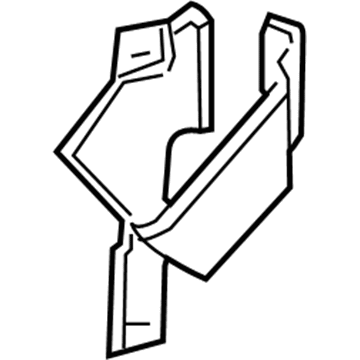 Mopar 68007099AA Bracket 68007099AA Mopar Bracket Illustration 1 of 1