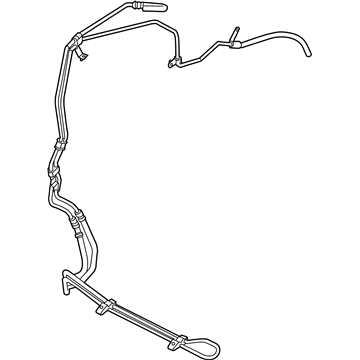 68081024AI Mopar Power Steering Cooler Illustration 1 of 1
