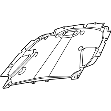 55351297AA Mopar Hood Silencer Illustration 1 of 1