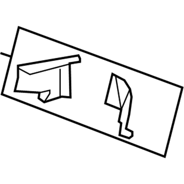 2007 Dodge Nitro Air Deflector - 68003828AA