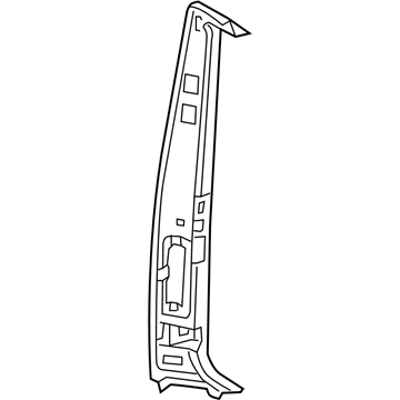 5104178AA Mopar Pillar-Rear Cargo Door Hinge Illustration 1 of 1