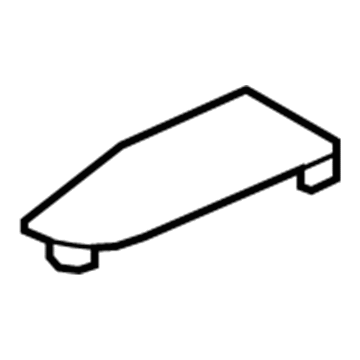 55394343AB Mopar Luggage Rack Cover Illustration 1 of 1