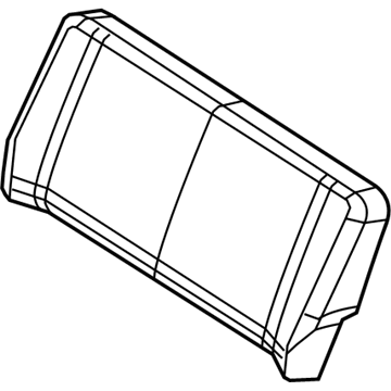 1LC461D5AA Mopar Cover&FOA-Rear Seat Back Illustration 1 of 1