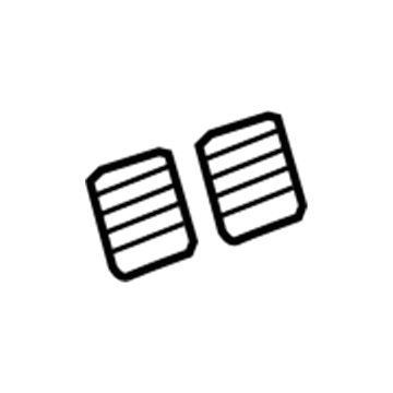 5093568AA Mopar Air Conditioning & Heater Outlet Illustration 1 of 1