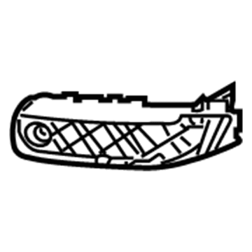 68227825AA Mopar Fascia Bracket Illustration 1 of 1