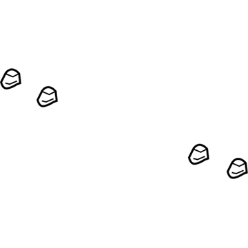 WA461K2AA Mopar Headrest Adjuster Cap Illustration 1 of 1