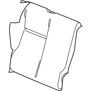 1GC901D5AA Mopar Rear Seat Back Cover Illustration 1 of 1