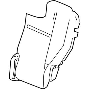 Mopar 1GC911K2AA Rear Seat Back Cover 1GC911K2AA Mopar Rear Seat Back Cover Illustration 1 of 1