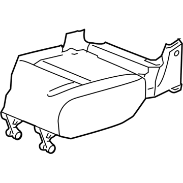 1GC951K2AA Mopar Rear Seat Cushion Cover Left Illustration 1 of 1