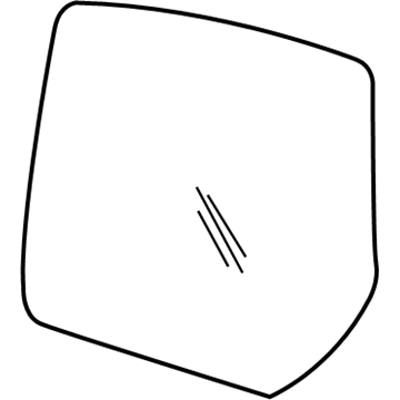 68003928AA Mopar Mirror Replacement Glass Illustration 1 of 1