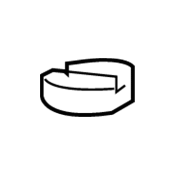 1CJ57DX9AD Mopar Knob-TARGA Top Mounting Illustration 1 of 1