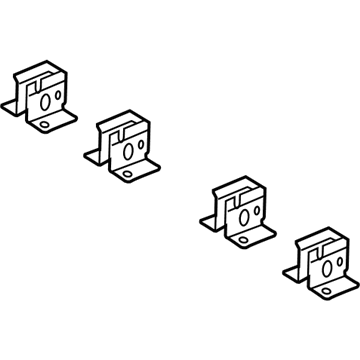 4645977AB Mopar Bracket-Rear Seat Pivot Illustration 1 of 1