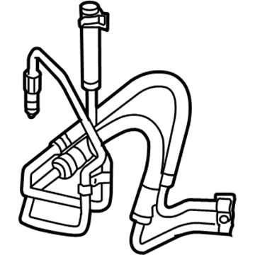 4743470AB Mopar Bracket-Power Steering Pressure Lin Illustration 1 of 1