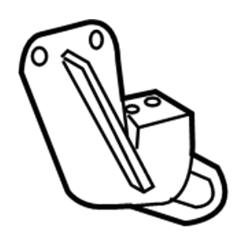 Mopar 5118003AA Tow Hook 5118003AA Mopar Tow Hook Illustration 1 of 1