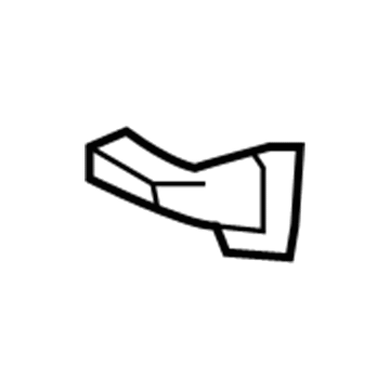 55399149AA Mopar Fender To Cowl Seal Illustration 1 of 1