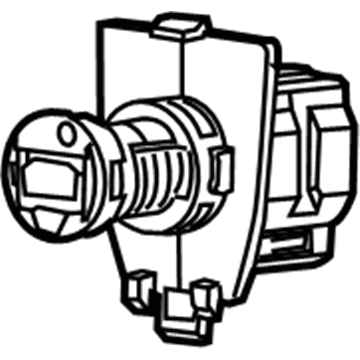 Dodge Door Lock Cylinder - 68237148AA