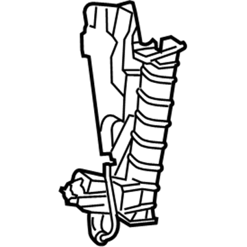 68170250AA Mopar Front Door Glass Channel Illustration 1 of 1