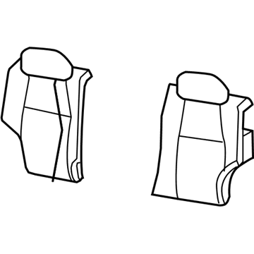 Mopar 1JH061DVAA Rear 1JH061DVAA Mopar Rear Illustration 1 of 1