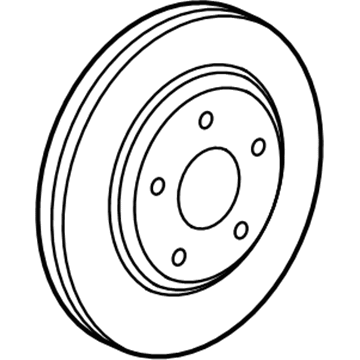 2011 Dodge Caliber Brake Disc - 5105513AA
