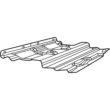 55057218AD Mopar Radiator Lower Seal Illustration 1 of 1
