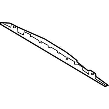 5104129AA Mopar Radiator Shield Illustration 1 of 1