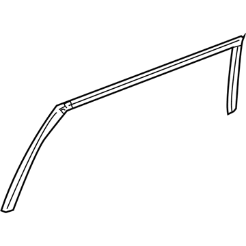 4894358AJ Mopar WEATHERSTRIP-Rear Door Header Illustration 1 of 1