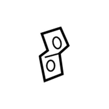 Mopar 5028344AB Door Handle Bracket 5028344AB Mopar Door Handle Bracket Illustration 1 of 1