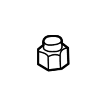 6029708 Mopar Hexagon Lock Nut Illustration 1 of 1