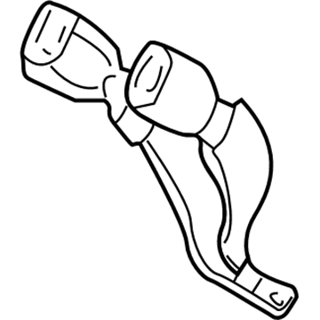 WN721DVAA Mopar Rear Inner Seat Belt Illustration 1 of 1