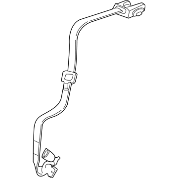 Mopar XA921L2AB Retractor Center Seat Belt XA921L2AB Mopar Retractor Center Seat Belt Illustration 1 of 1