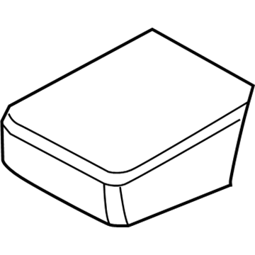Mopar 1DP471J3AA Armrest Bin Cover 1DP471J3AA Mopar Armrest Bin Cover Illustration 1 of 1